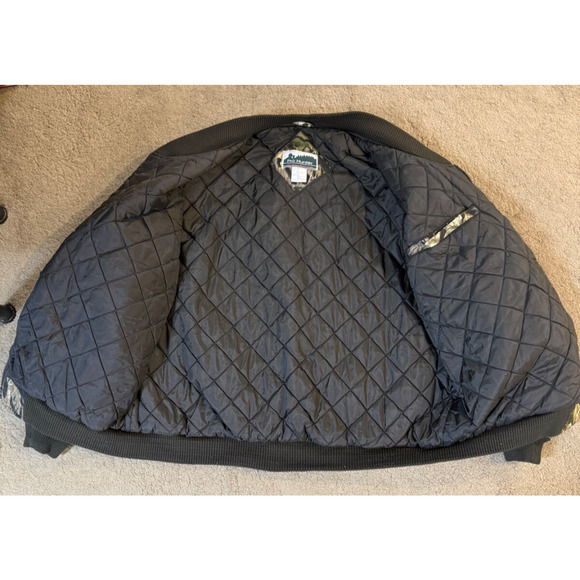 Vintage Pro Hunter Camo Jacket Mens Large Quilted Lined Double Lined Arms EUC - Picture 3 of 9